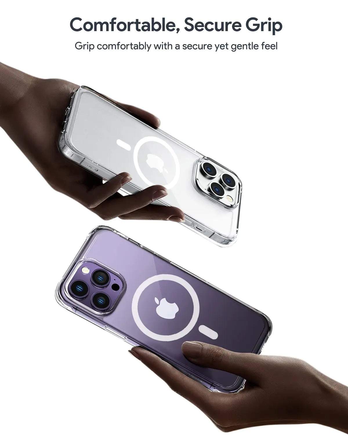 Aukey-Clearview Magsafe iPhone 15 Pro Max Phone case /Transparent (TM10D)