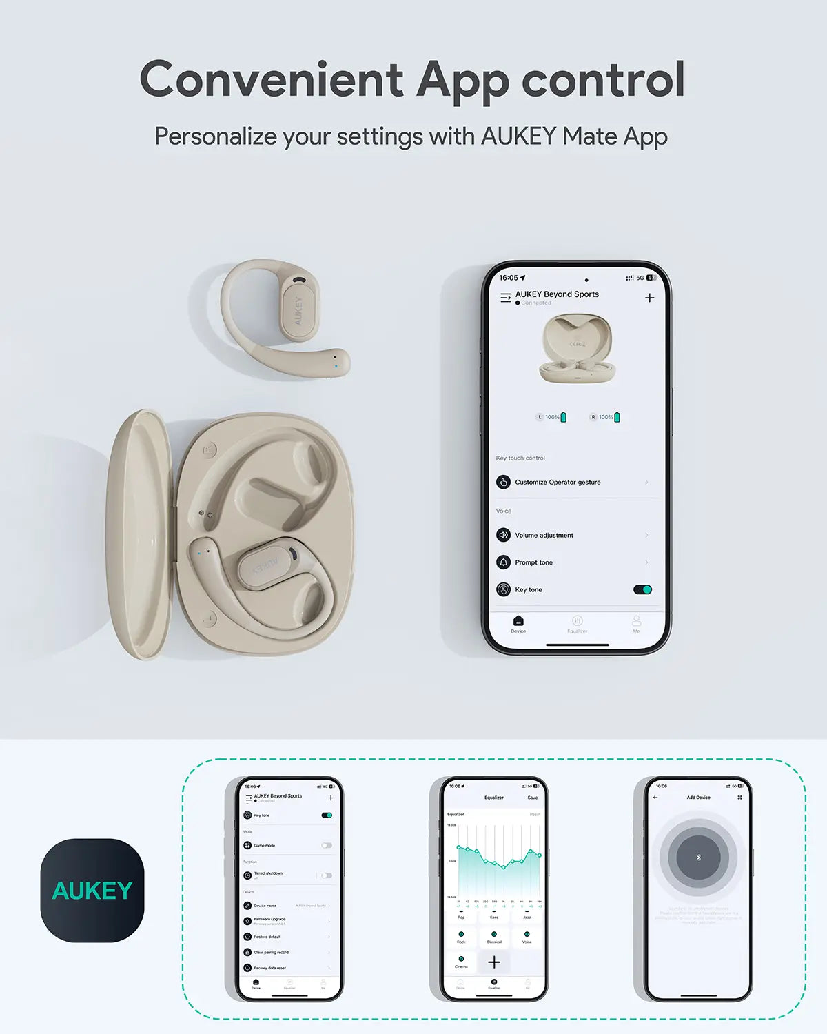 Aukey-Open-Ear True Wireless Earbuds BEYOND SPORTS (EP-S1)