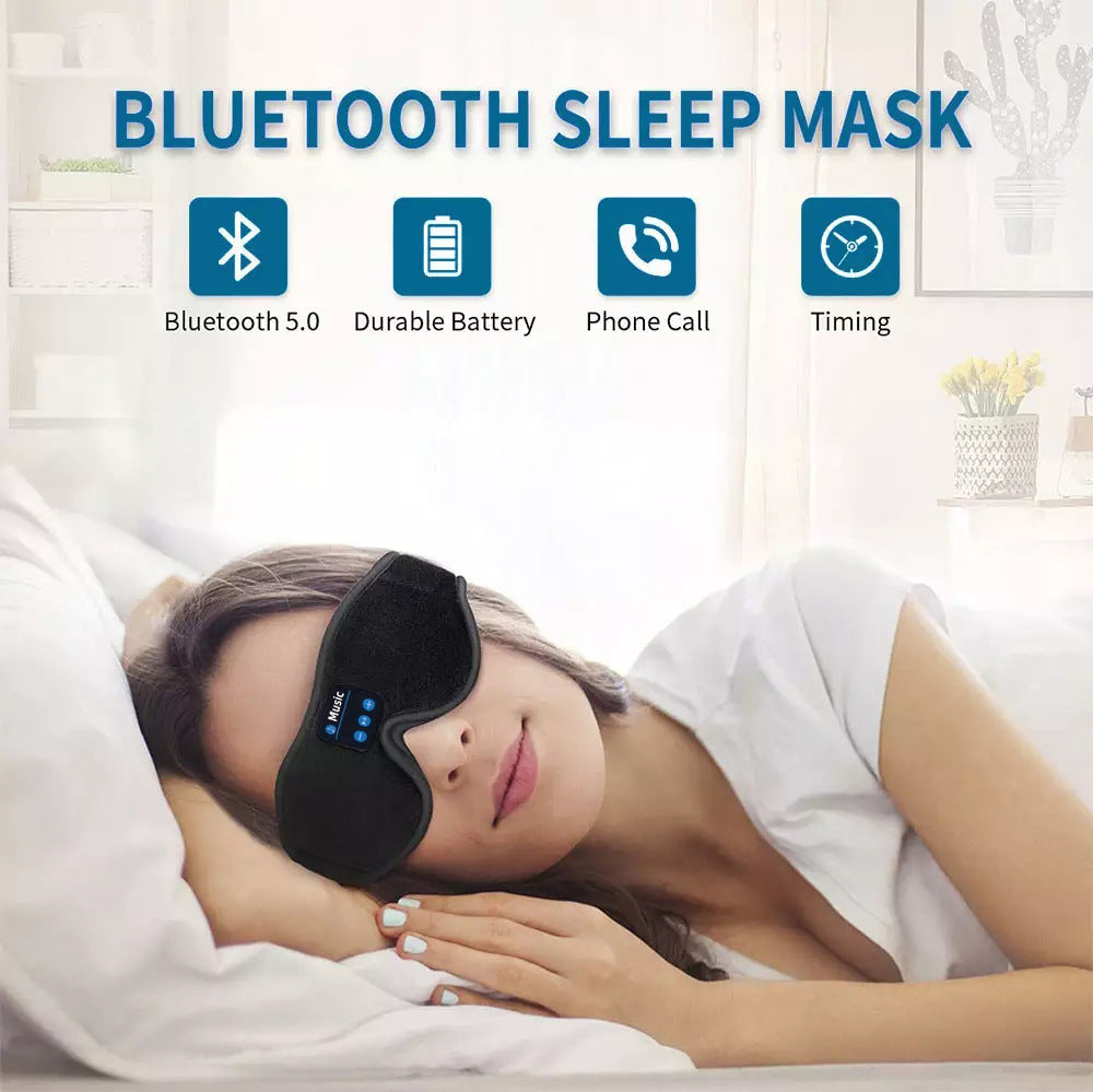 3D Bluetooth Sleep Mask with Wireless Headphones