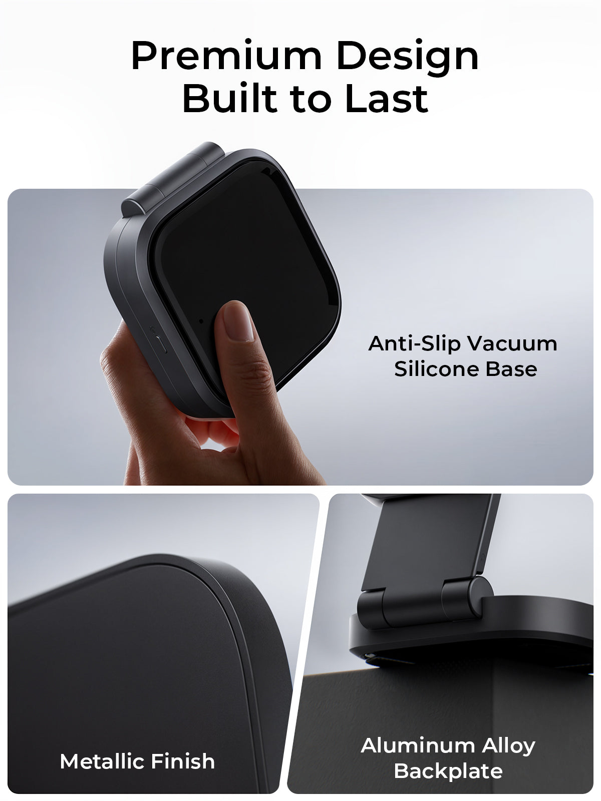 Aukey-MagFusion L Qi2 Foldable 2 In 1 Magnetic Wireless Charger