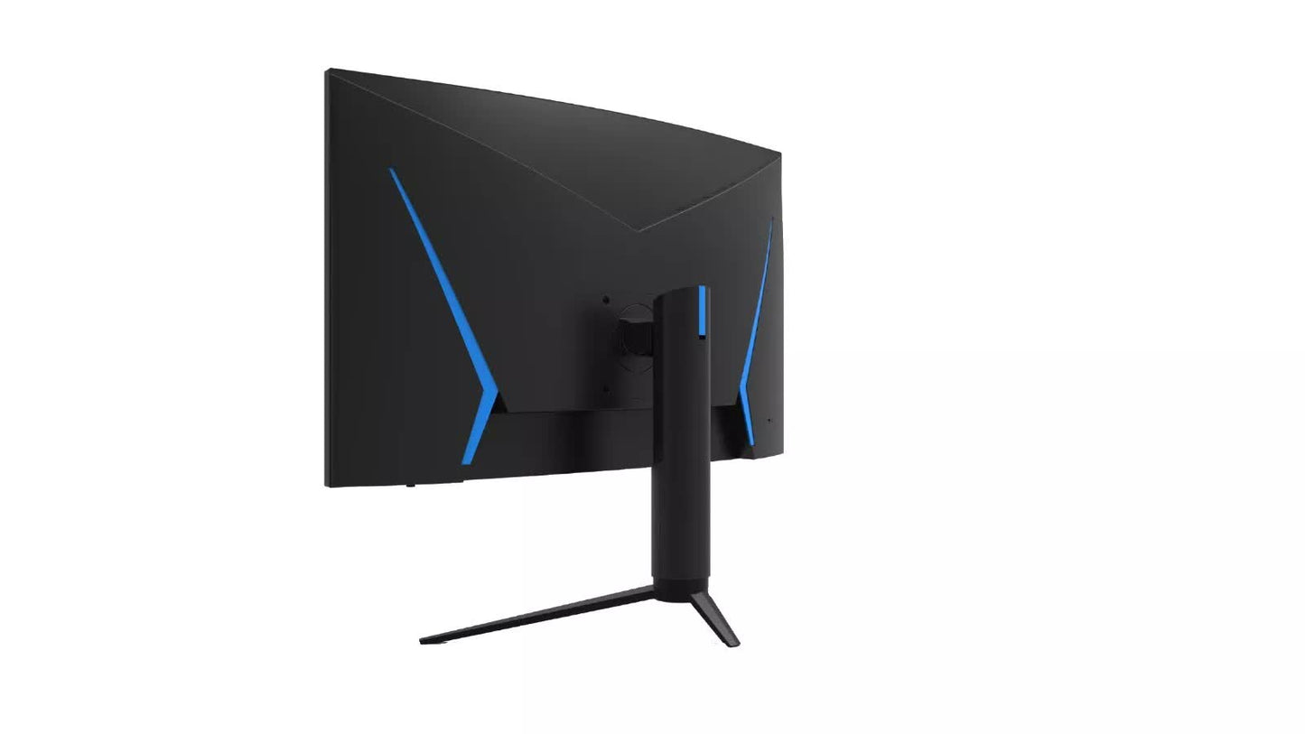 QMAX-31.5" Gaming Monitor Curved QHD 165Hz 2560*1440p 1ms with Build in Speakers Height Adjustable